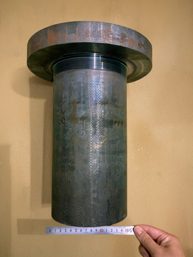 S45C　φ150での圧接例